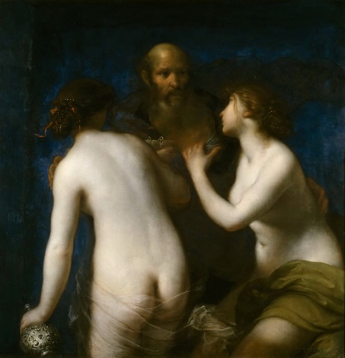 Furini, Francisco -- Lot y sus hijas. Part 1 Prado museum