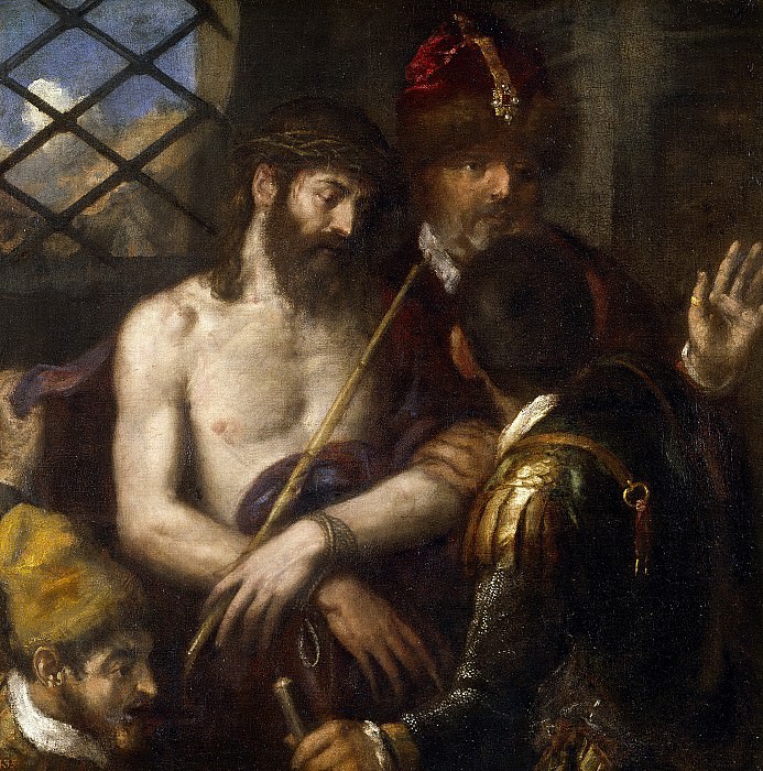 Ecce Homo (attr.). Titian (Tiziano Vecellio)