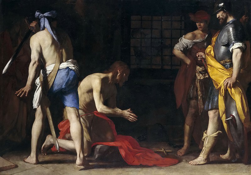 Stanzione, Massimo -- Degollación de San Juan Bautista. Part 1 Prado museum
