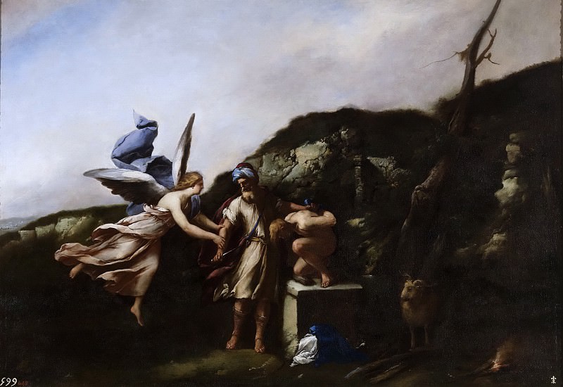 Giordano, Luca -- El sacrificio de Isaac. Part 1 Prado museum