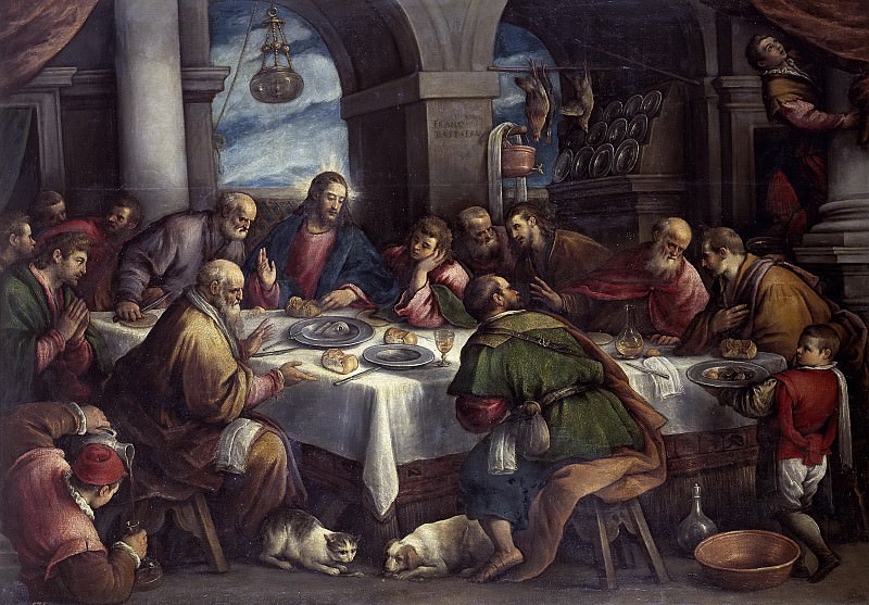 Bassano, Francesco -- La Última Cena. Part 1 Prado museum