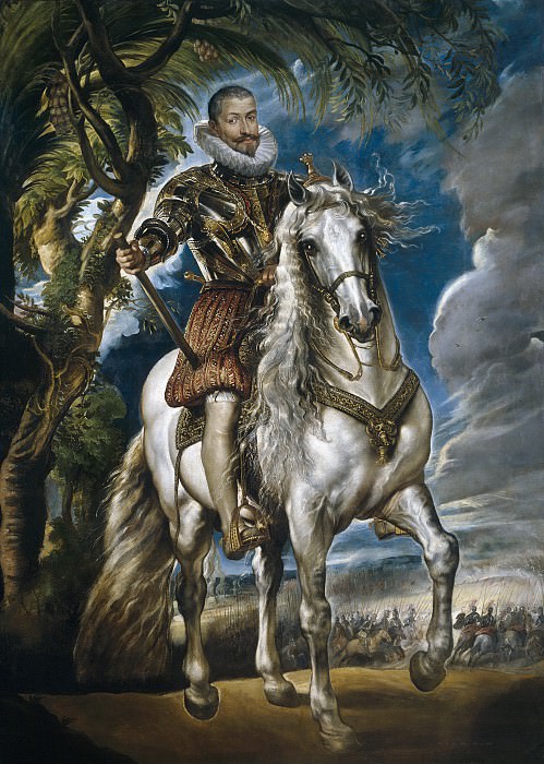 Рубенс, Питер Пауль -- Конный портрет герцога Лерма. Часть 1 Музей Прадо
