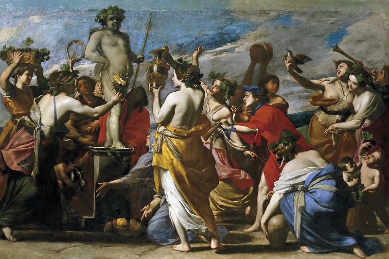 Stanzione, Massimo -- Sacrificio a Baco. Part 1 Prado museum