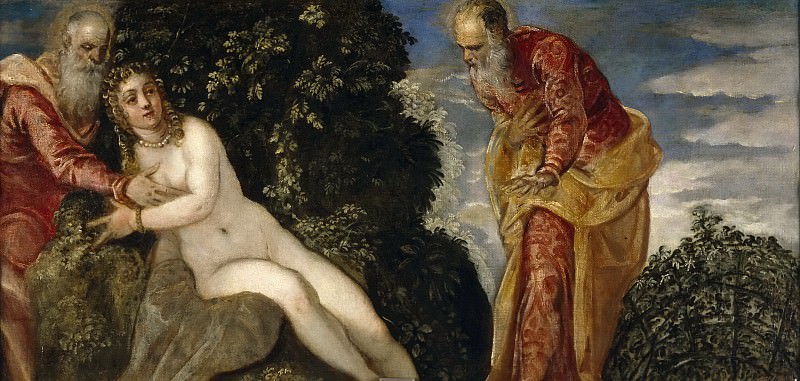 Tintoretto, Jacopo Robusti -- Susana y los viejos. Part 1 Prado museum