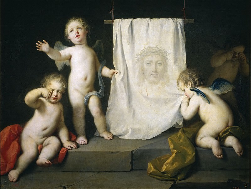 Amigoni, Jacopo -- La Santa Faz. Part 1 Prado museum