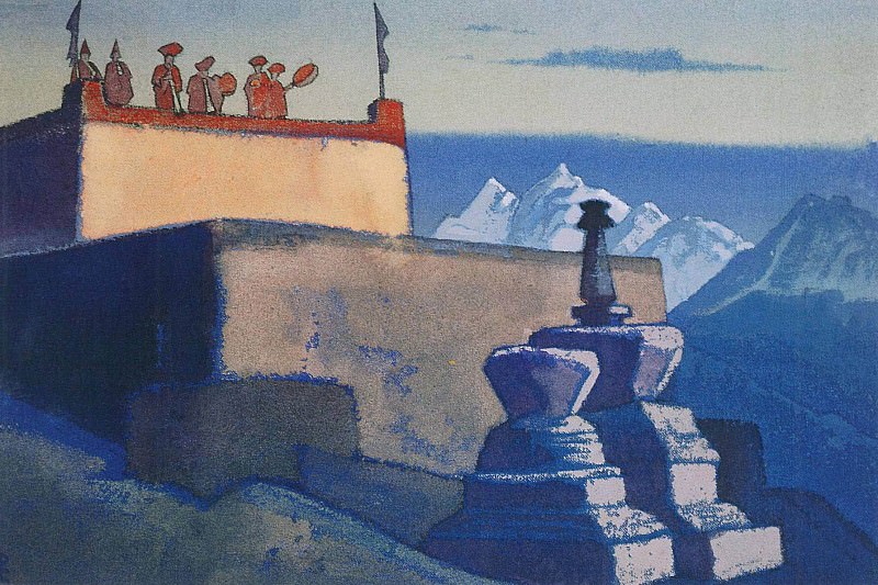 Evening Call # 88 84) (Evening call ( "Lahul" series). Roerich N.K. (Part 3)