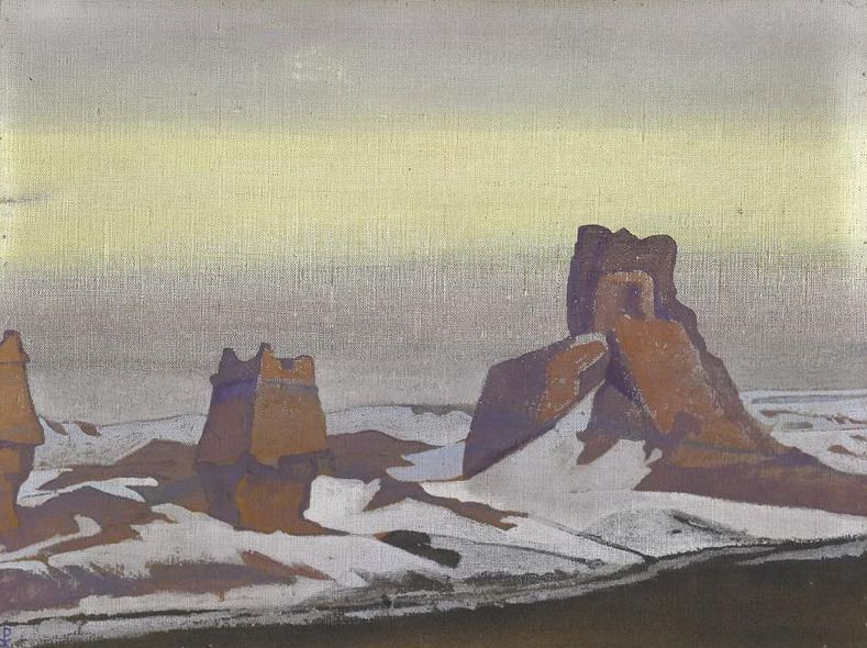 Chinese fortress ruins. Yarkand. Roerich N.K. (Part 3)