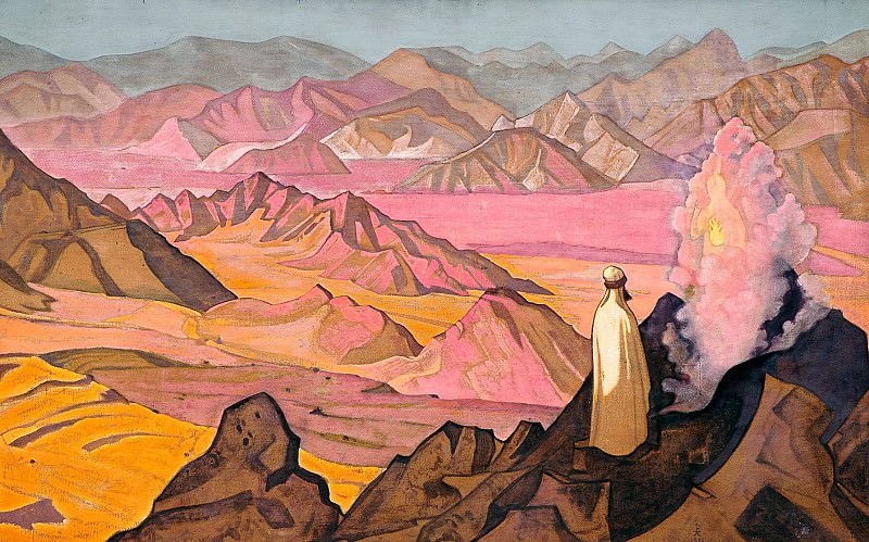 Mohammed on Mount Hira # 5. Roerich N.K. (Part 3)