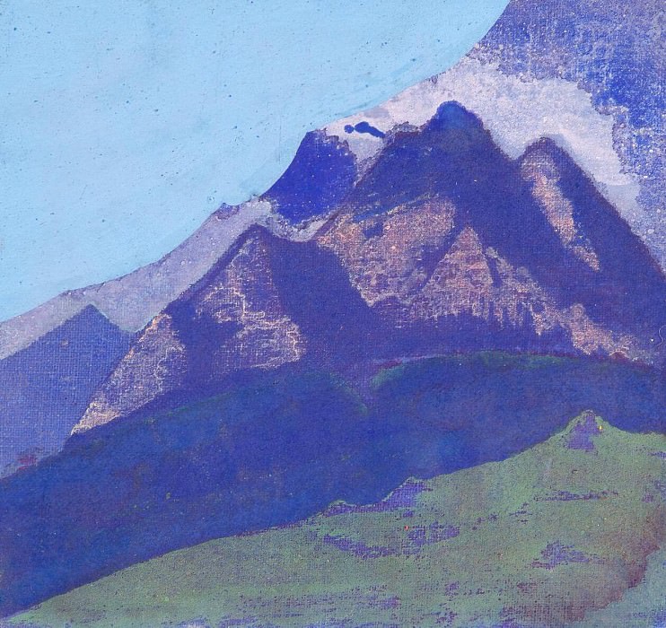 Mountain sketch , Roerich N.K. (Part 3)