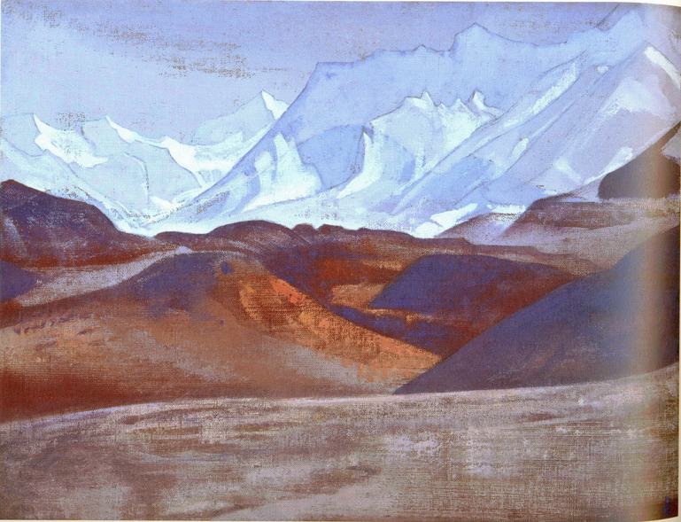 Ladak (snow-covered mountain range). Roerich N.K. (Part 3)