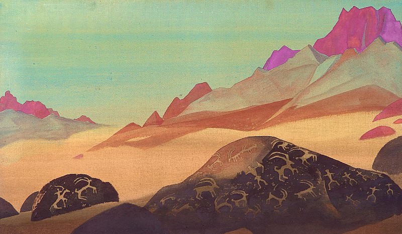(Rocks Ladakh) # 42. Roerich N.K. (Part 3)