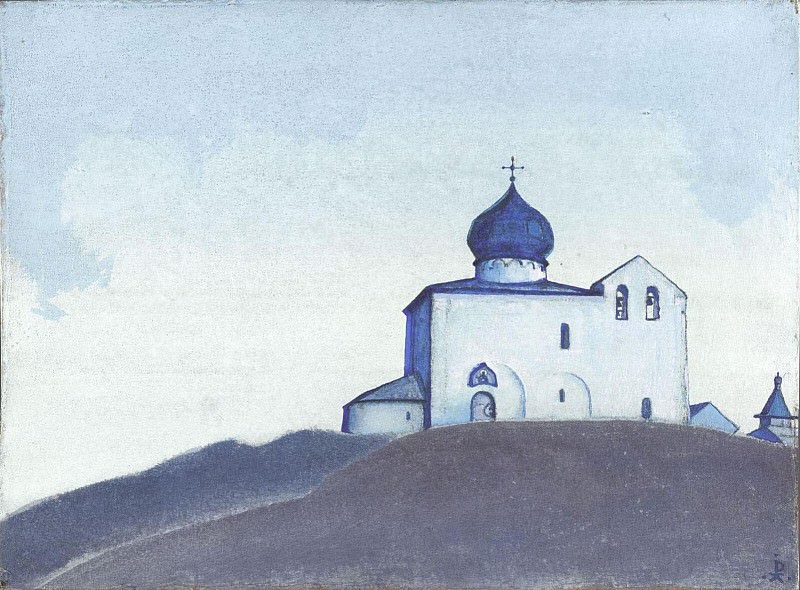 Study for the chapel of St. Sergius of America # 17 (The Church of St.. St. Sergius of America). Roerich N.K. (Part 3)