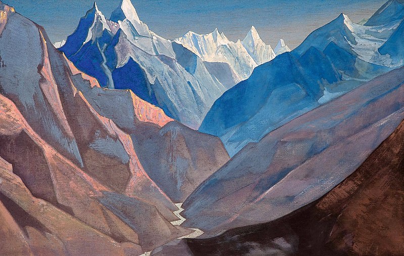 M Mountain # 64 (60). (Mount "M"). Roerich N.K. (Part 3)