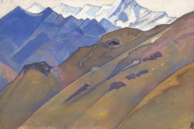 Cave Milarepa # 87 , Roerich N.K. (Part 3)