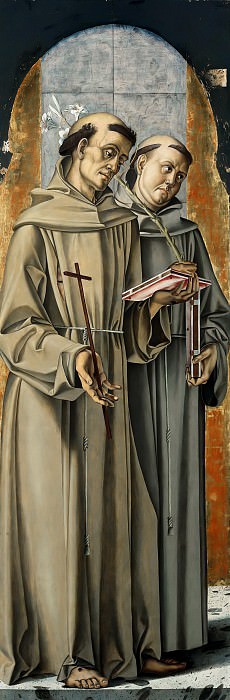 Alvise Vivarini (1446-1502) - The St. Francis of Assisi and Anthony of Padua. Part 1