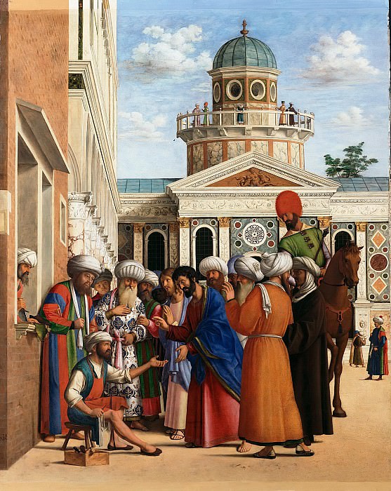 Чима, Джованни Баттиста (ок1459-1517-18) - Исцеление раны Аниана апостолом Марком. Часть 1