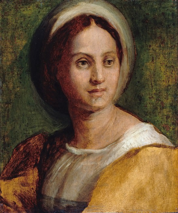 Андреа дель Сарто (1486-1530) - Портрет молодой женщины. Часть 1