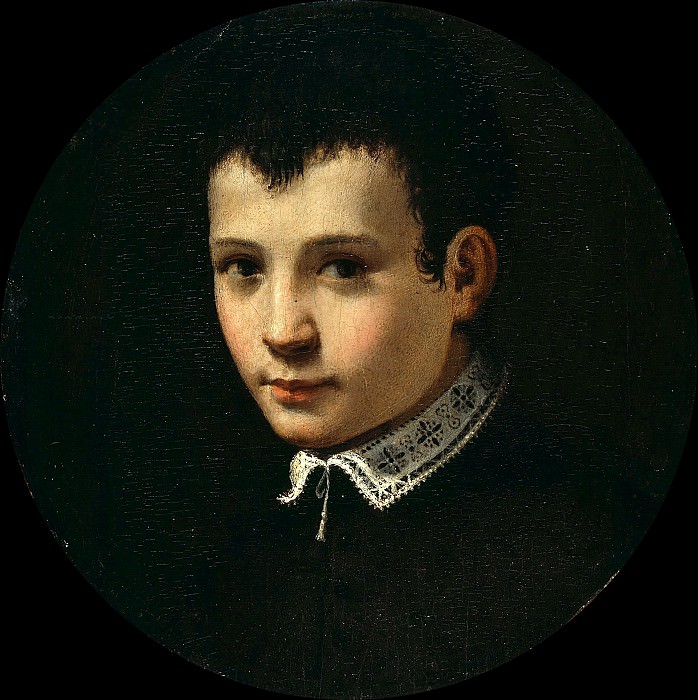 Bronzino (circle) - Portrait of a young boy. Part 1