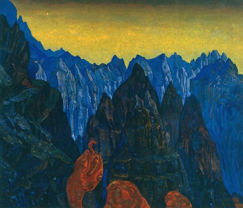 Creek serpent. Roerich N.K. (Part 2)