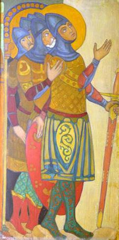 Teens saints (holy warriors). Roerich N.K. (Part 2)
