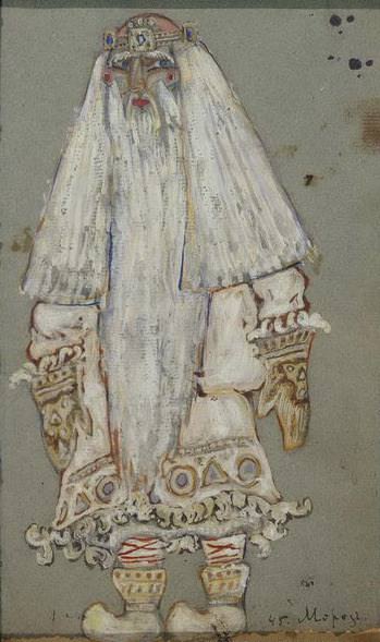 Frost. Costume Design (Grandfather Frost). Roerich N.K. (Part 2)