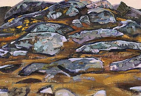 Karelian landscape (7). Roerich N.K. (Part 2)