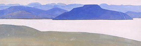 Karelian landscape (4). Roerich N.K. (Part 2)