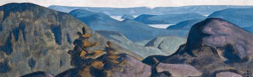 Valley Blue Mountains (Mountain space). Roerich N.K. (Part 2)
