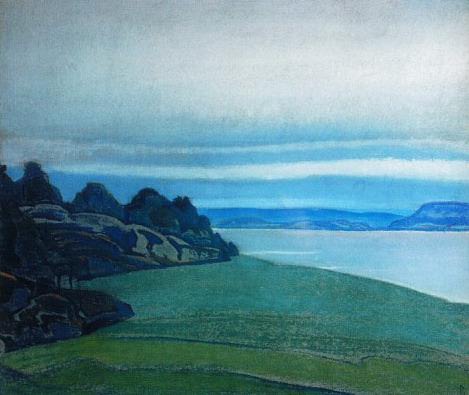 Lake Hyumpola (Sketch). Roerich N.K. (Part 2)