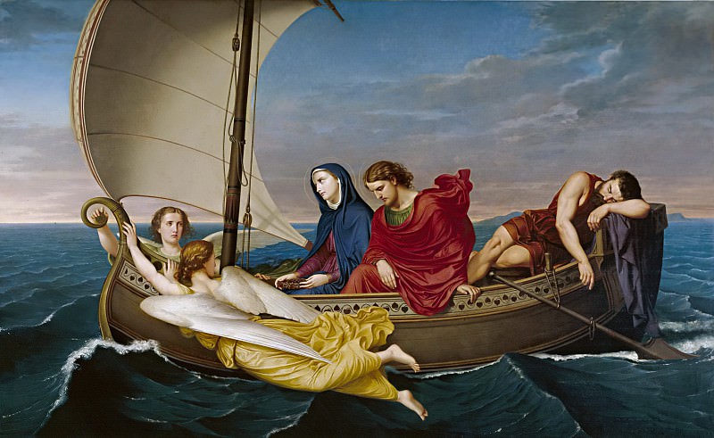 Hernández Amores, Germán -- Viaje de la Virgen y San Juan a Éfeso. Part 4 Prado Museum
