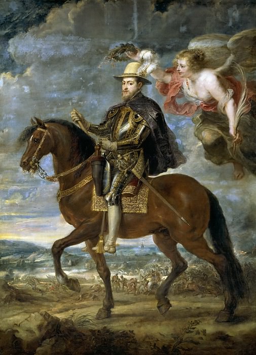 Rubens, Pedro Pablo -- Felipe II a caballo. Part 4 Prado Museum