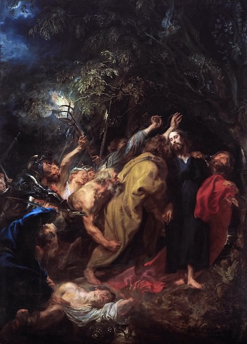 Dyck, Anton van -- El Prendimiento de Cristo. Part 4 Prado Museum