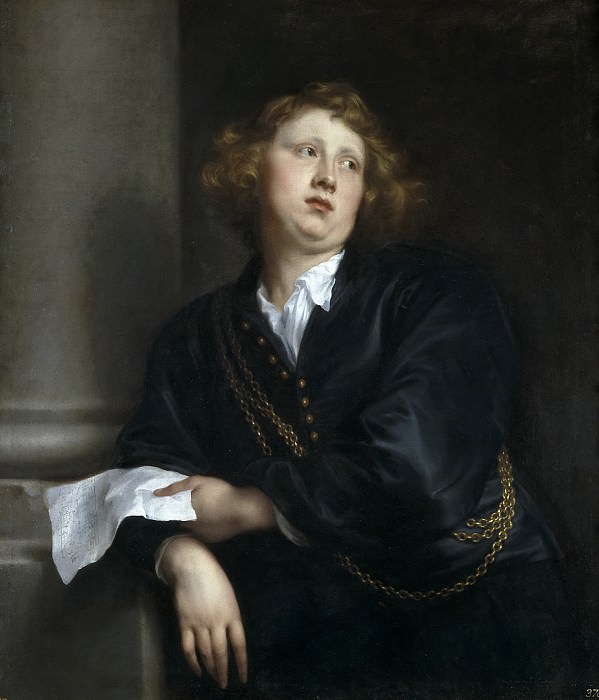 Dyck, Anton van -- El músico Enrique Liberti. Part 4 Prado Museum