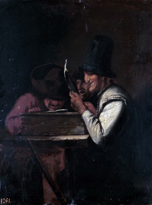 Craesbeeck, Joos van -- El terceto burlesco. Part 4 Prado Museum