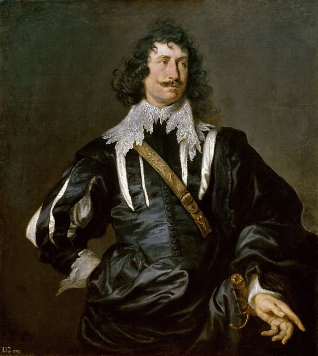Dyck, Anton van -- Retrato de hombre. Part 4 Prado Museum