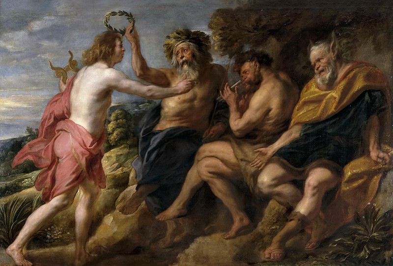 Йорданс, Якоб -- Аполлон, побеждающий Пана. Часть 4 Музей Прадо