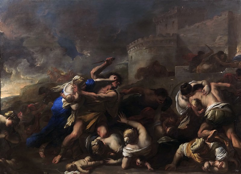 Giordano, Luca -- Degollación de los inocentes. Part 4 Prado Museum
