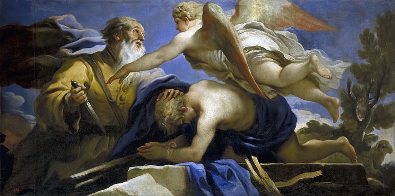 Giordano, Luca -- El sacrificio de Isaac. Part 4 Prado Museum