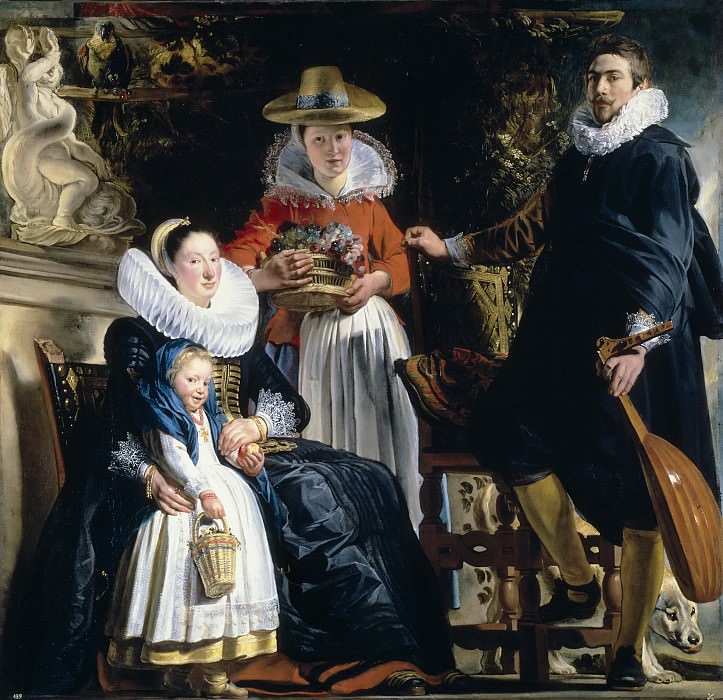 Jordaens, Jacob -- La familia del pintor. Part 4 Prado Museum