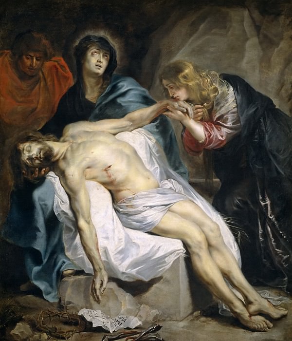 Dyck, Anton van -- La Piedad. Part 4 Prado Museum