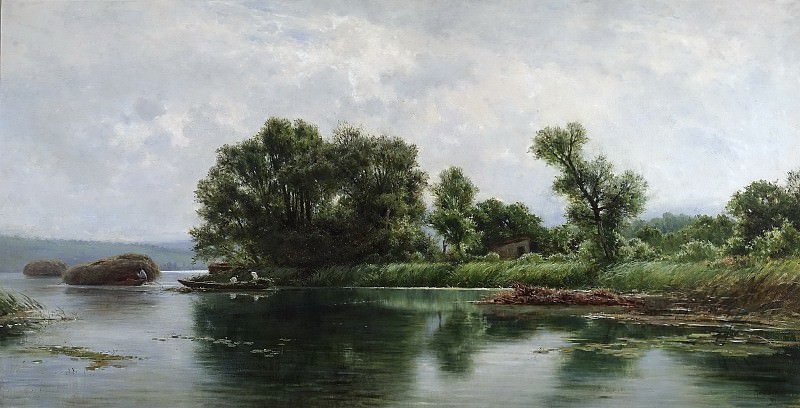 Regidor Gómez, Santiago -- Paisaje con lago. Part 4 Prado Museum