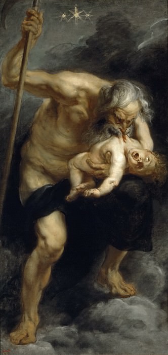 Rubens, Pedro Pablo -- Saturno devorando a un hijo. Part 4 Prado Museum