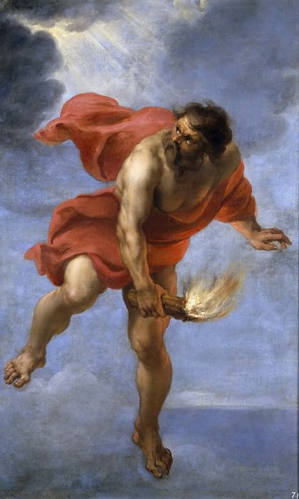 Cossiers, Jan -- Prometeo trayendo el fuego. Part 4 Prado Museum