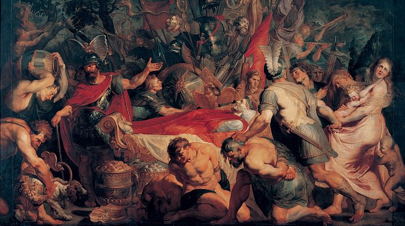 Funeral of Publius Decius Musa.. Peter Paul Rubens