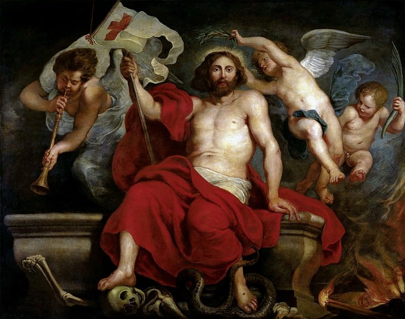 Triumph of Christ over sin and death.. Peter Paul Rubens