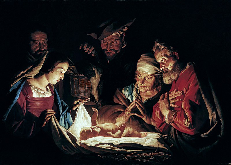 Matthias Stomer Adoration Of The Shepherds Liechtenstein Museum 