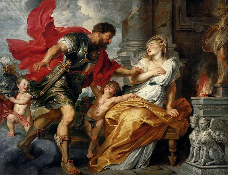 Peter Paul Rubens - Mars and Rhea Silvia. Liechtenstein Museum (Vienna)