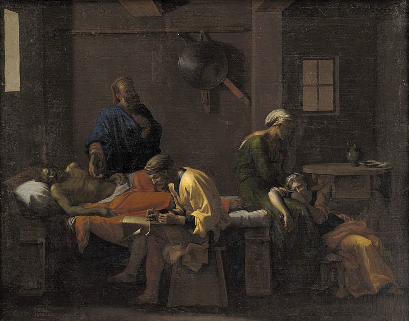 Nicolas Poussin (1594-1665) - Testament of Eudamidas. Kobenhavn (SMK) National Gallery of Denmark