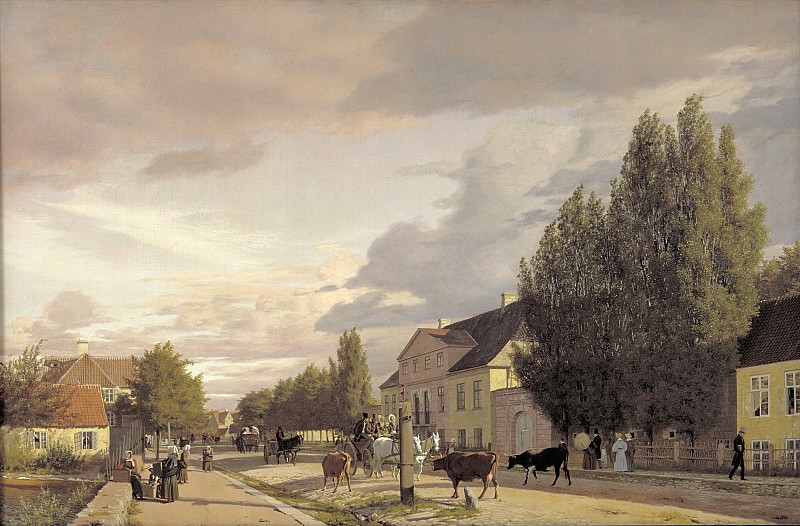 Кёбке, Кристен (1810-48) - Утренний пейзаж в Эстербро. Копенгаген (SMK) Датская национальная галерея