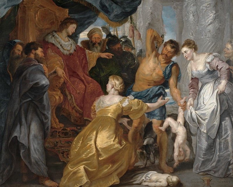 The Judgement of Solomon. Peter Paul Rubens